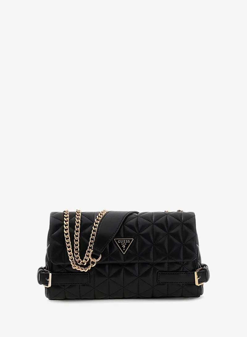 GUESS Paisleigh Convertible Flap Over Crossbody Bag